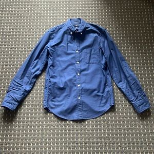 J. Crew Men’s Navy Slim Oxford Casual Button Down - Medium